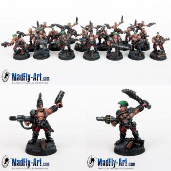 Necromunda Goliath Gang by MadFlyArtStudio