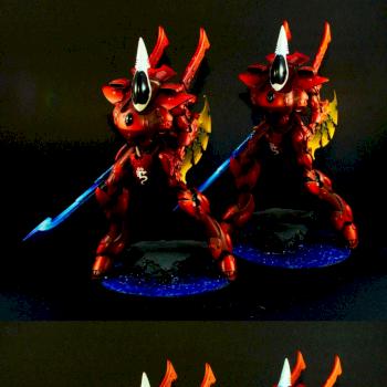 Eldar Wraithknight by Struna