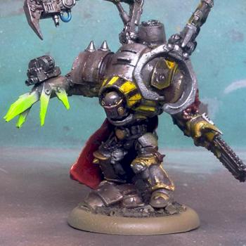 IRON WARRIOR LORD IN TERMINATOR ARMOUR CONVERSION by madpuppet