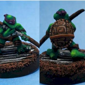 TMNT Teenage Mutant Ninja Turtle  Donatello in resin by superbug983