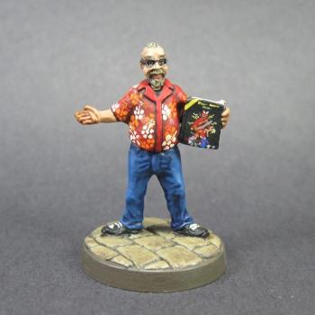 Gary Gygax ... made by  Bears Head Miniatures by mikecarrero