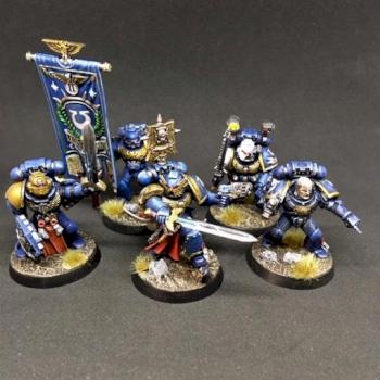 COMPANY COMMAND ULTRAMARINES SPACE MARINES WARHAMMER by juanlurockerman