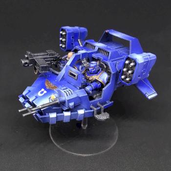 LAND SPEEDER ULTRAMARINES SPACE MARINES WARHAMMER 40k by juanlurockerman