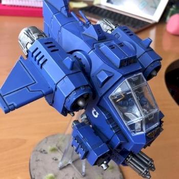 STORMTALON GUNSHIP ULTRAMARINES SPACE MARINES WARHAMMER 40k by juanlurockerman
