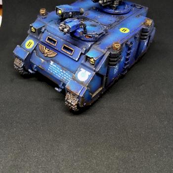 RAZORBACK / RHINO ULTRAMARINES SPACE MARINES WARHAMMER 40k painted by juanlurockerman