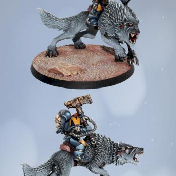 Space Wolves thunderwolf cavalry by Capt Vovan