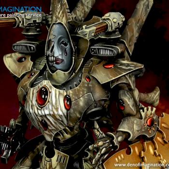 Wraithknight! You never know what's behind the mask... by DEN of IMAGINATION