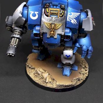 PRIMARIS REDEMPTOR DREADNOUGHT SPACE MARINES ULTRAMARINES WARHAMMER 40k painted by juanlurockerman