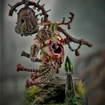 Nurgle Putrid Blightkings Musician by Opakako