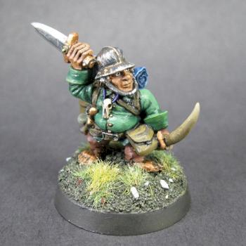 Mordheim, Halfling Cook by mikecarrero