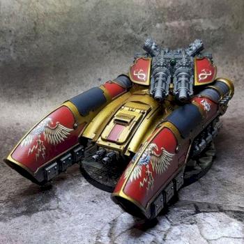 Custodes Caladius Grav Tank by tomitchoe