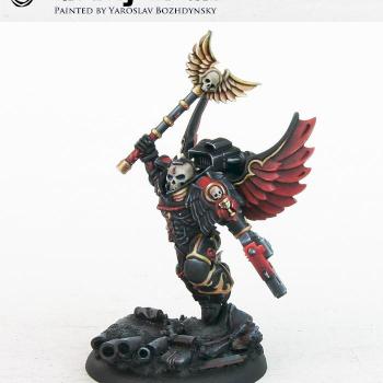 Blood Angels Chaplain With Jump Pack by MadFlyArtStudio