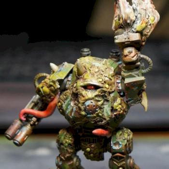 Chaos Forge Contemptor dreadnought by Foxbow