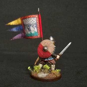 V and V miniatures Viking Standard Bearer by jibster