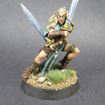 Warhammer: wanderers / Wood Elf War Dancer by mikecarrero