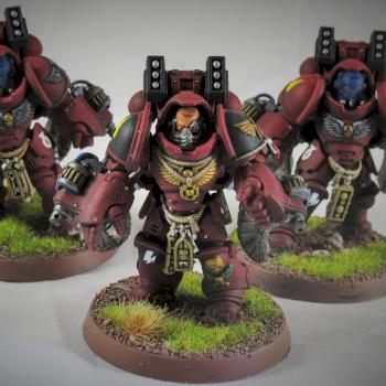 Blood Angels Aggressors by csulli13