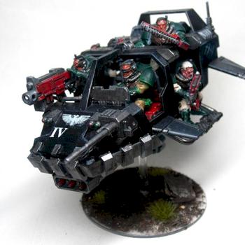 Dark Angels Landspeeder by MaydeN1337