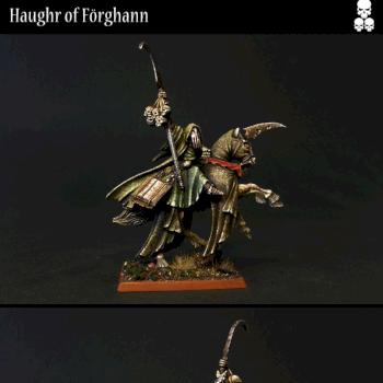 Mounted Necromancer, converted from Chaos Sorcerer by Stanley