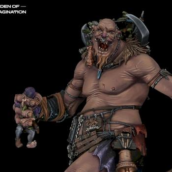 A giant for an Ogre Kingdoms army in The by DEN of IMAGINATION