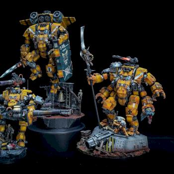 Warhammer 40k  Dreadnought Squad by Dung Hoang