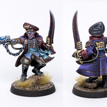 Commissar with plasma gun by Seoman