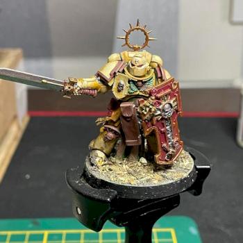 Yellow Space Marine by atla84