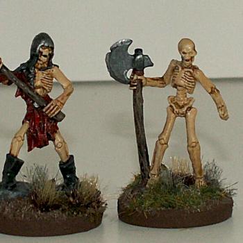 Skeleton Axes by Chocolate Thief