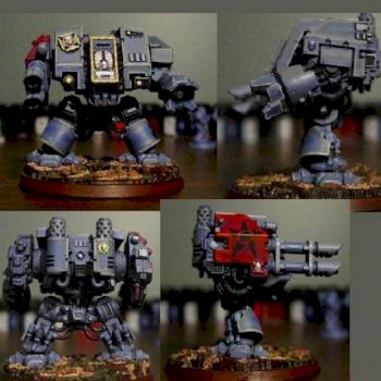 Space wolf Dreadnought by Bushwacker135