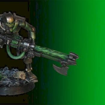 Necron Warrior by Tiarasu