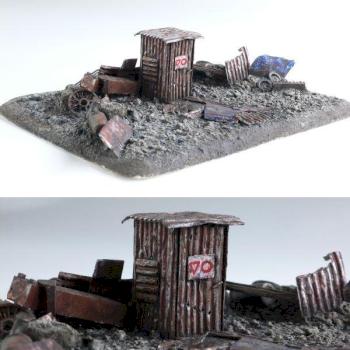War toilet with the barricade by pionag