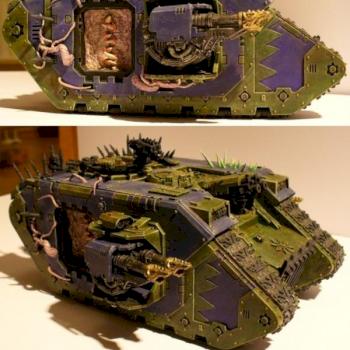 Chaos Land Raider WIP by Harlekin