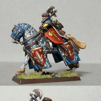 Bretonnian paladin by Routaporsas