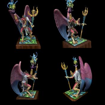 Chaos deamon Lord of Change, Greater Daemon of Tzeentch by breezezhu90