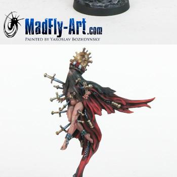 Santa Dolores, The Lady of Sorrow, Psychic Seer by MadFlyArtStudio