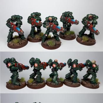 Dark Angels Hellblasters squad by Kova