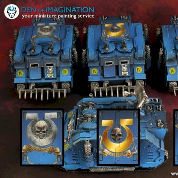 Ultramarines Rinos by DEN of IMAGINATION