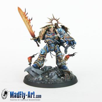 Roboute Guilliman, Primarch of the Ultramarines by MadFlyArtStudio
