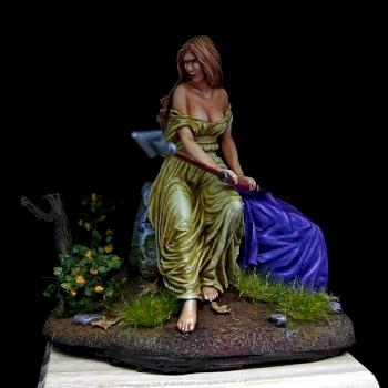 Lady with a spear by Thomas TT