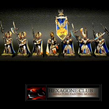 Warhammer Hauts Elfes Gardes Phénix . by Hexagone Club