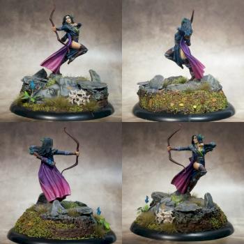Dark Sword Miniatures Female Ranger by Minidust
