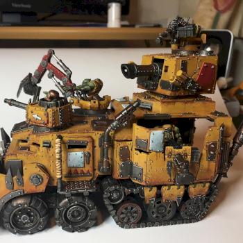 Ork Battlewagon by quarrel