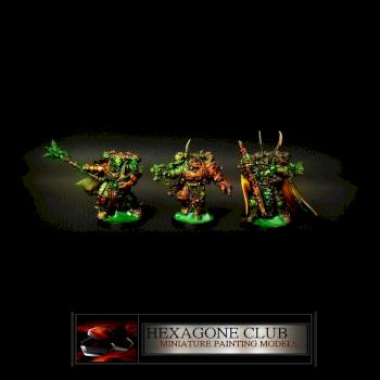 Warhammer 40.000 Chaos Lord Kranon The Relentless & Co . by Hexagone Club