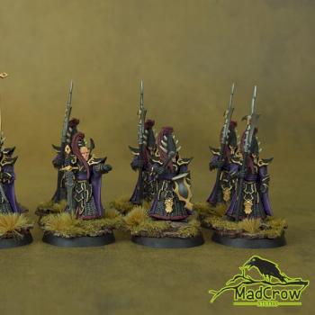Dark Elves Black Guard by Mad Crow Studio