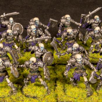 Runewars skeleton warriors by bobflow