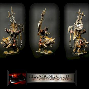 Warhammer ORQUES Gorbad Griff'Eud'Fer . by Hexagone Club