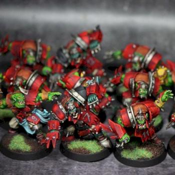 Blood Bowl Orcs Team by Czopsquad