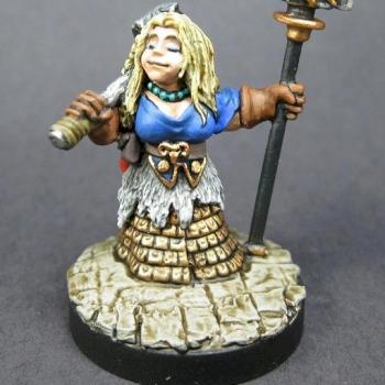 03835: Dwarf Forge Priestess by mikecarrero
