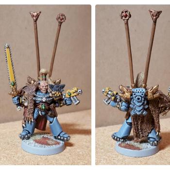 Space wolves Ragnar Blackmane by WitchesBlade