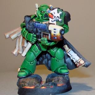 Salamander Marine #IX Plasmagun by I am Legion
