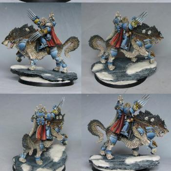 Space Wolf Canis Wolfborn by nels0nmac